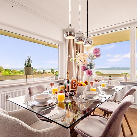 Panorama Penthouse Mit Atemberaubenden See- Und Bergblick Immenstaad am Bodensee Esterno foto