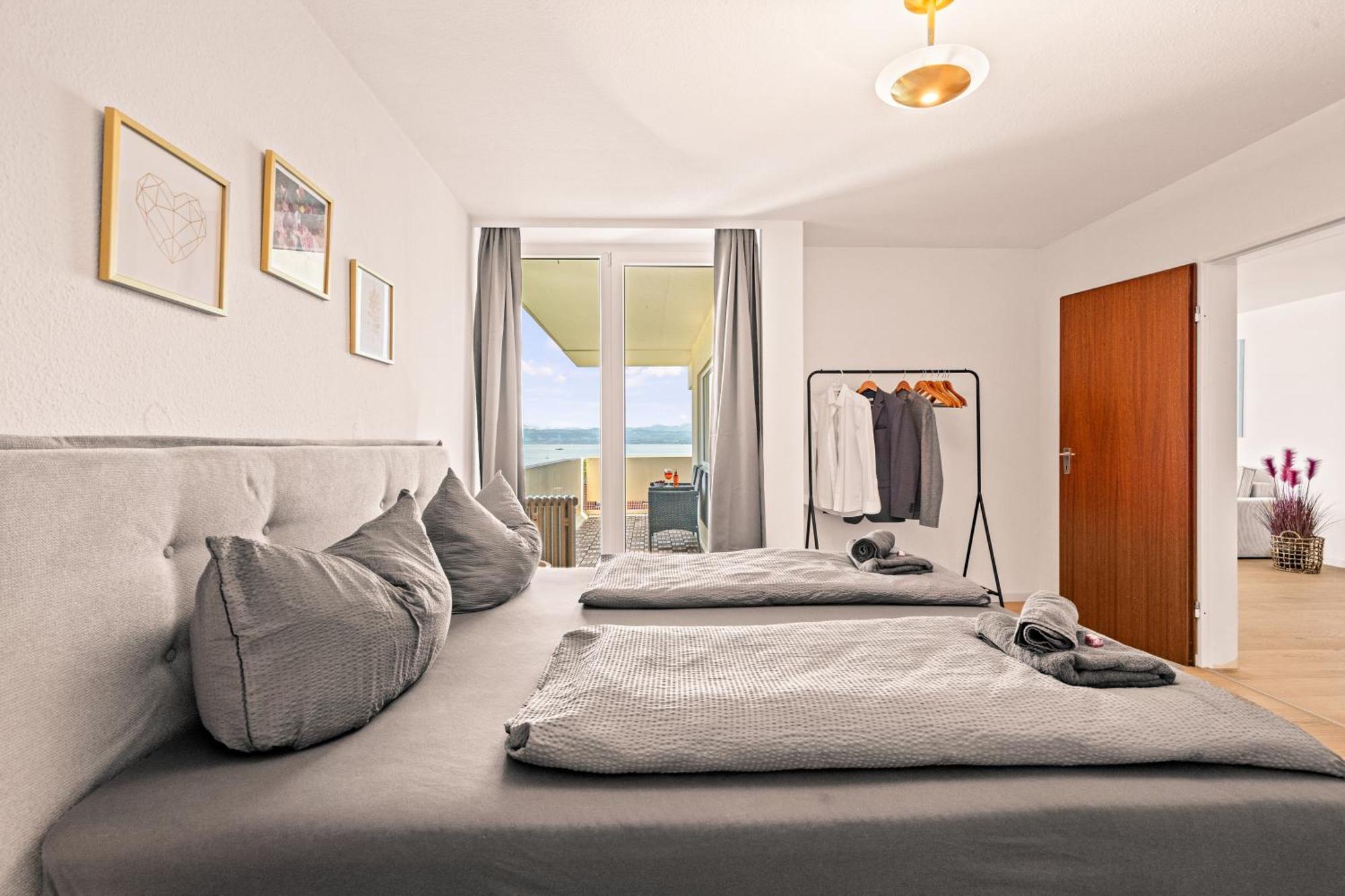 Panorama Penthouse Mit Atemberaubenden See- Und Bergblick Immenstaad am Bodensee Esterno foto