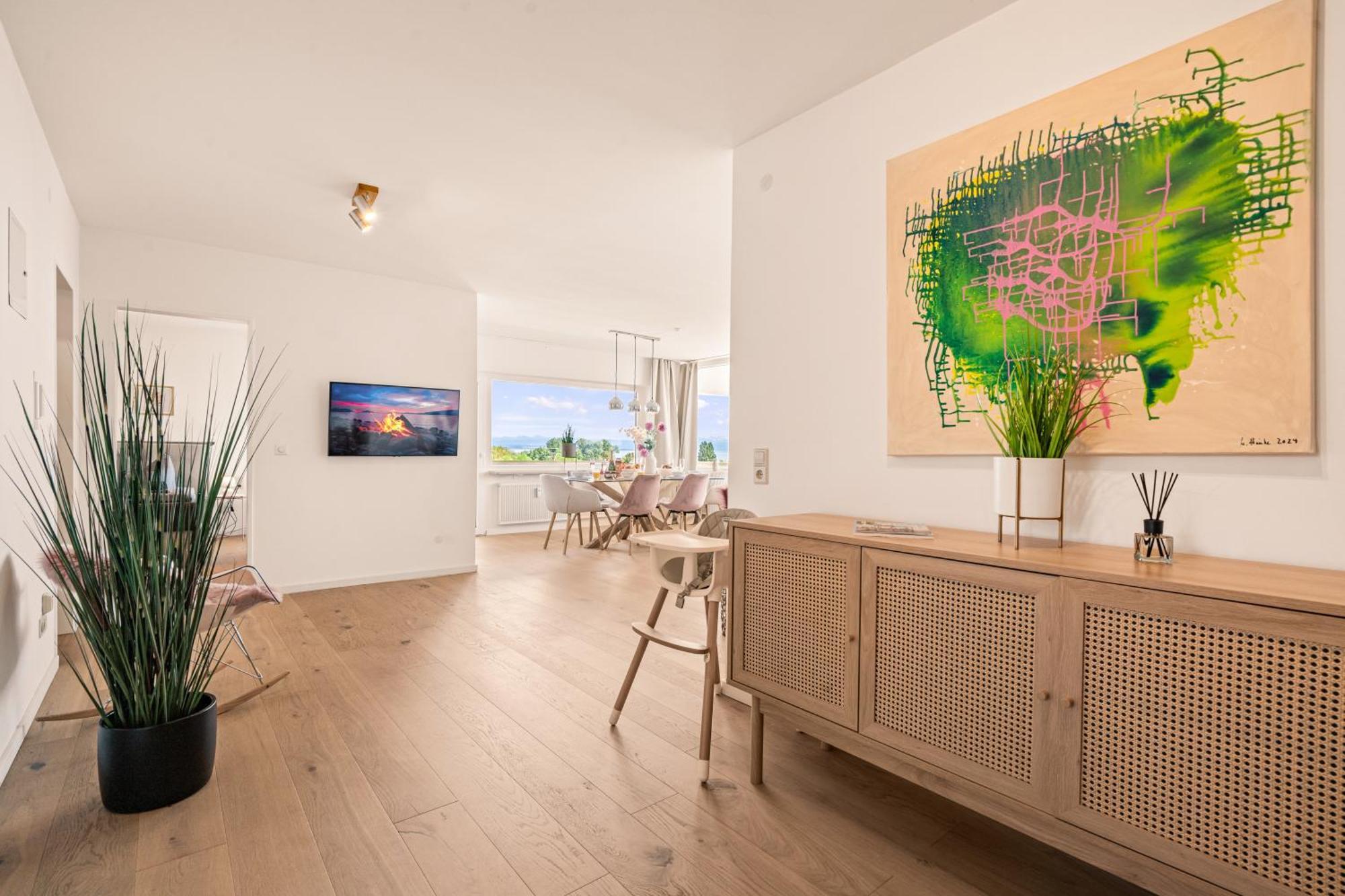 Panorama Penthouse Mit Atemberaubenden See- Und Bergblick Immenstaad am Bodensee Esterno foto